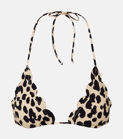Broadway leopard-print bikini top