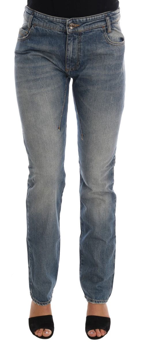 Cotton Stretch Denim Jeans — Blue