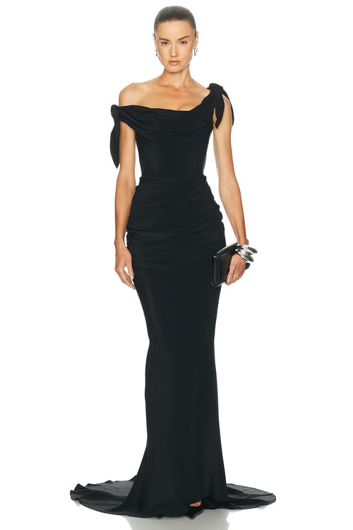 Cult Gaia Nysa Gown in Black