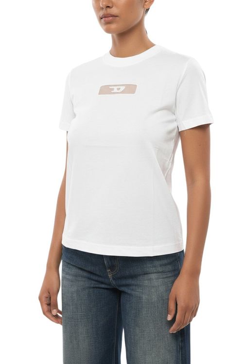 White Logo Crew Neck T-Shirt