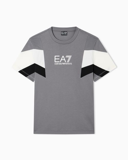 Summer Block cotton jersey crew-neck T-shirt