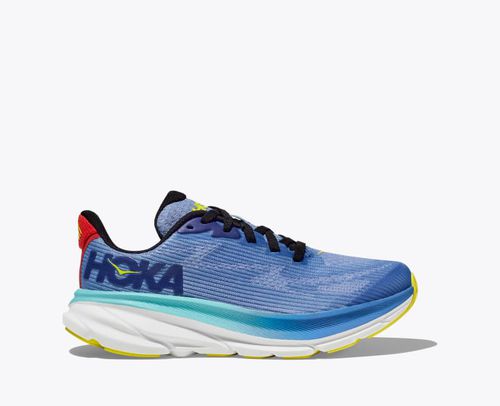 HOKA Clifton 9 Shoes in Virtual Blue/Cerise