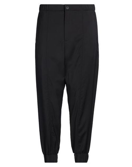 Hevò Man Pants Black Size L Virgin Wool