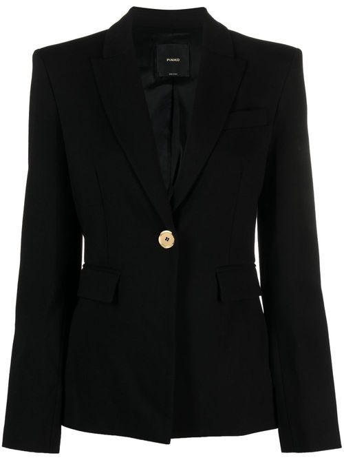 Single-breasted blazer - Black
