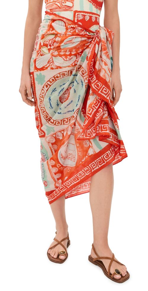 Sarong Cover Up Lost At Sea One Size