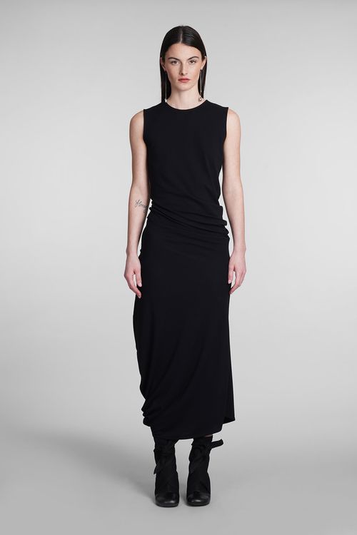 Dress In Black Cotton