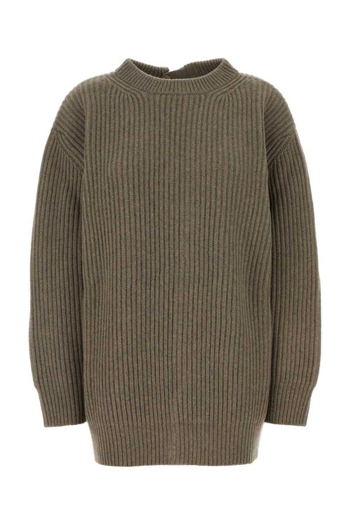 Cappuccino Wool Blend Oversize Sweater