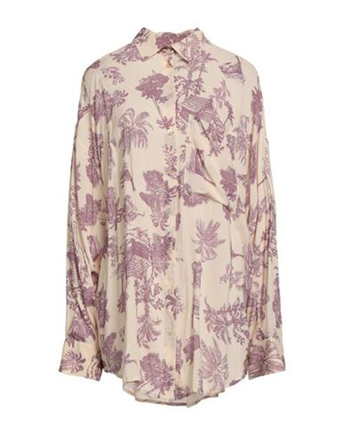 Woman Shirt Beige Size 4 Viscose