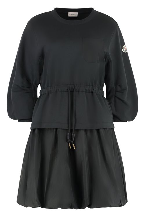 Cotton Blend Mini T-Shirt Dress