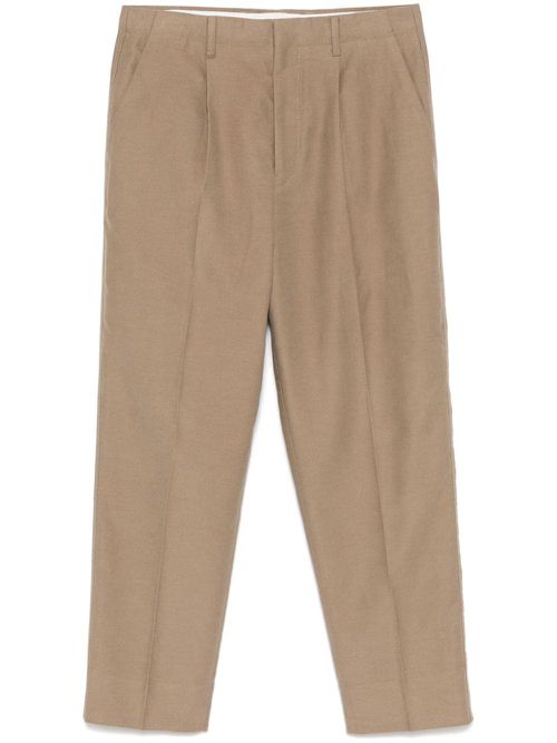 Pleated trousers - Neutrals