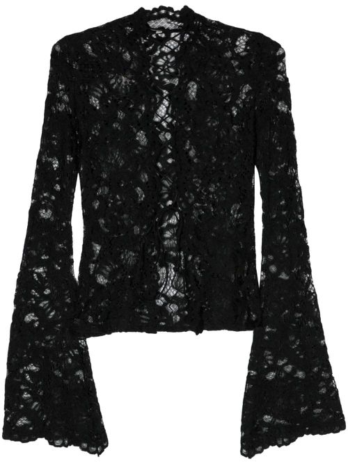 Sally lace blouse - Black
