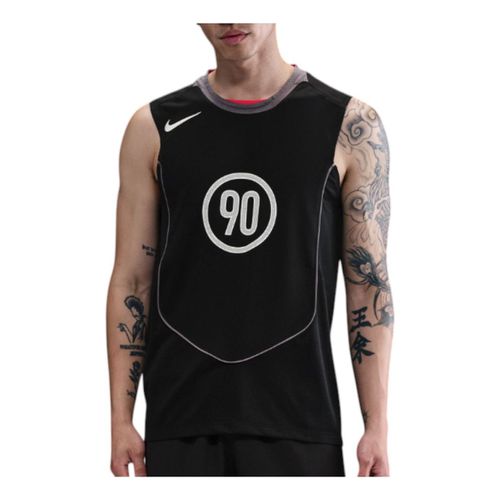 Total 90 Dri-FIT Sleeveless Soccer Top 'Black Light Graphite'