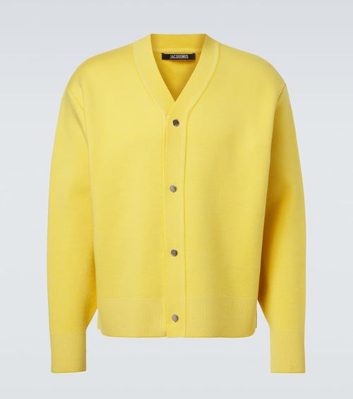 Doppio wool-blend cardigan