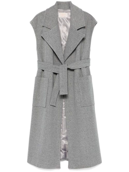 Sleeveless coat - Grey