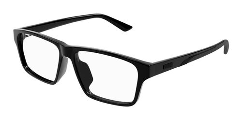 Puma PU0477OA Asian Fit 001 Men's Eyeglasses Black 55 - Blue Light Block Available