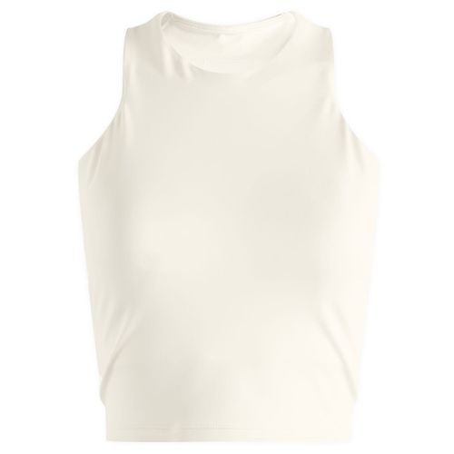 Women's Refina Longline Bra Top in White Dune