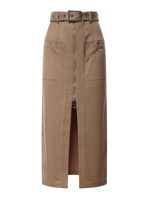 Long Skirt In A Wool Blend