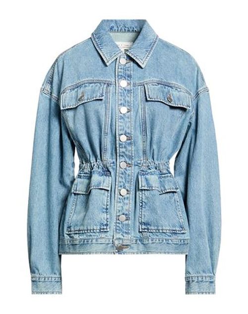 Woman Denim outerwear Blue Size S Cotton
