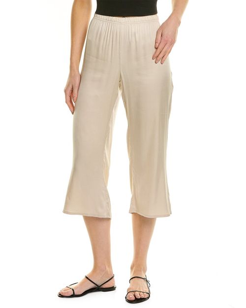 Cropped Wide Leg Culotte Pant