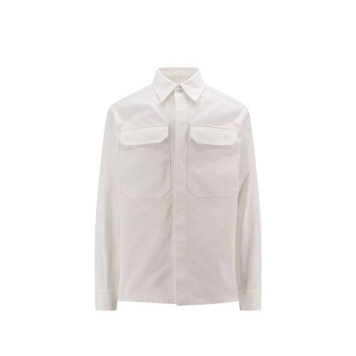 Cotton Button-Down Shirt — White