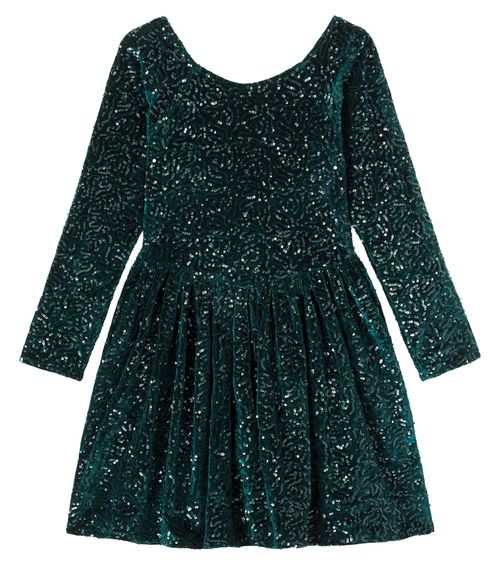 Konges Sløjd Viola sequined velvet dress
