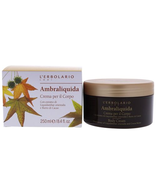 L’Erbolario 8.4oz Ambraliquida Body Cream