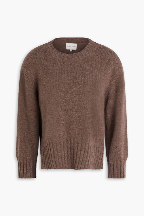Mora cropped cashmere sweater - Brown - M