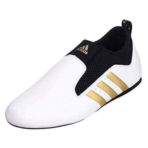 Adidas Contestant Pro Ultralight Martial Arts Kung Fu Taekwondo Indoor Mat Training Shoes - White Black