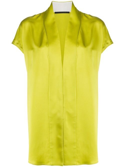 V-neck blouse - Green