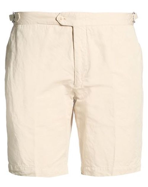 Man Shorts & Bermuda Shorts Beige Size 42 Linen, Cotton