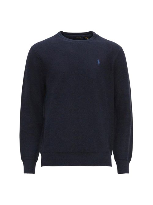 Pony Embroidered Crewneck Knitted Jumper