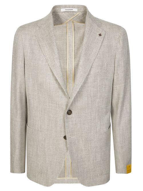 Herringbone Single-breasted Jacket