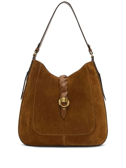 Altay Suede Leather Hobo Bag
