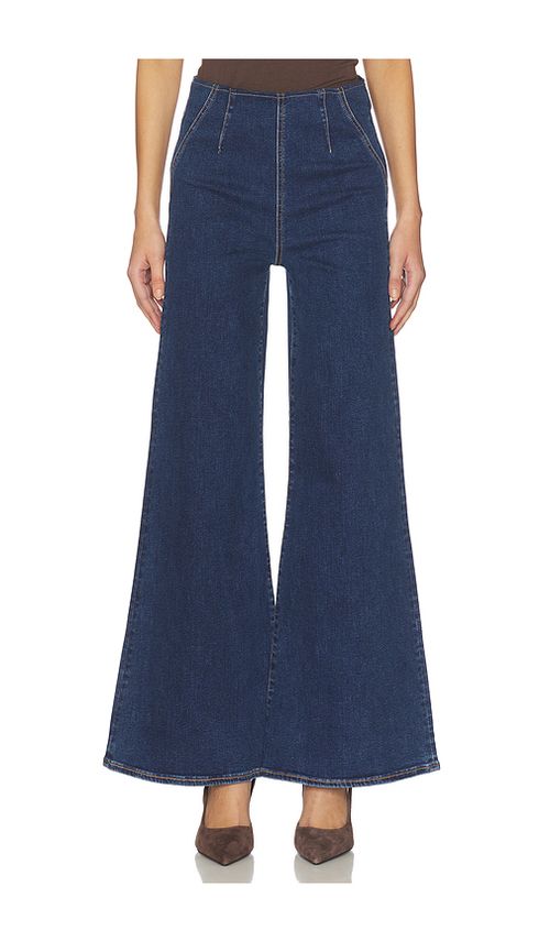 Veronica Beard Joplin Off-duty High Rise Wide Leg in Blue. S. Also in
