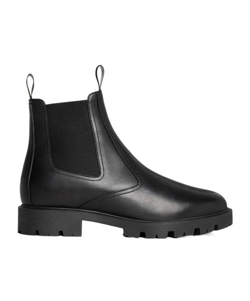MARGARET CHELSEA BOOT WITH SHEARLING in Calfskin
