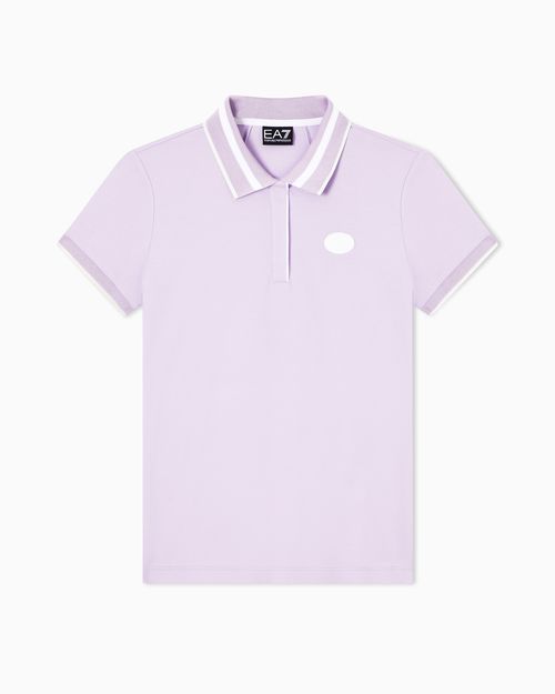 Cotton-jersey polo shirt