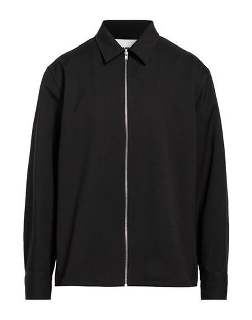 Man Jacket Black Size 36 Polyester