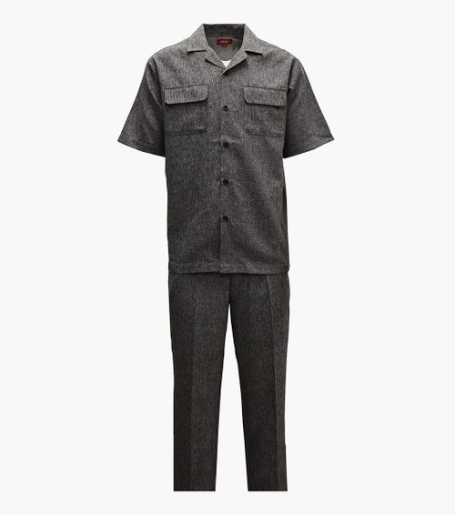 Stacy Adams Shoes Sebastian Pant Set Black/Gray