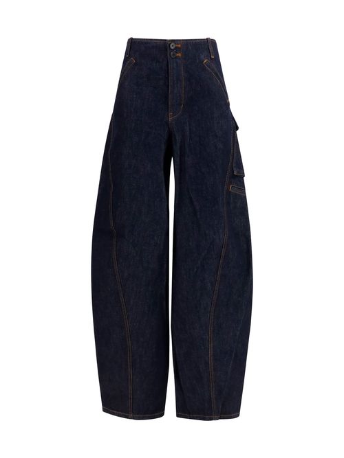 Cargo Denim Jeans — Blue
