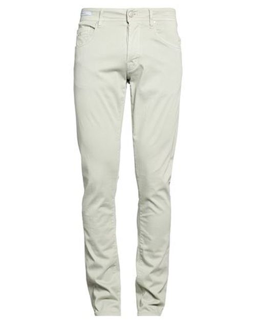 Man Jeans Light green Size 32 Cotton, PES, Elastane