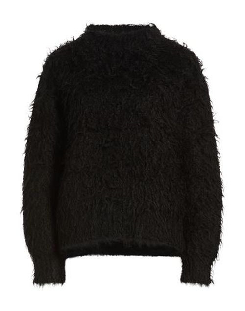 Woman Sweater Black Size 12 Mohair wool, Polyamide