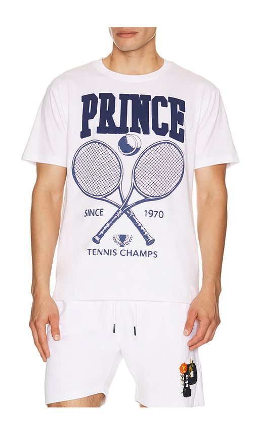 Prince Tennis Tee in White. - XL/1X also in