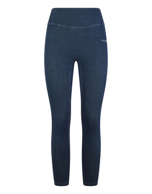 Plein Sport Leggings blu scuro