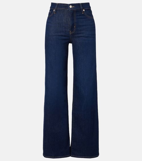 Le Slim high-rise wide-leg jeans
