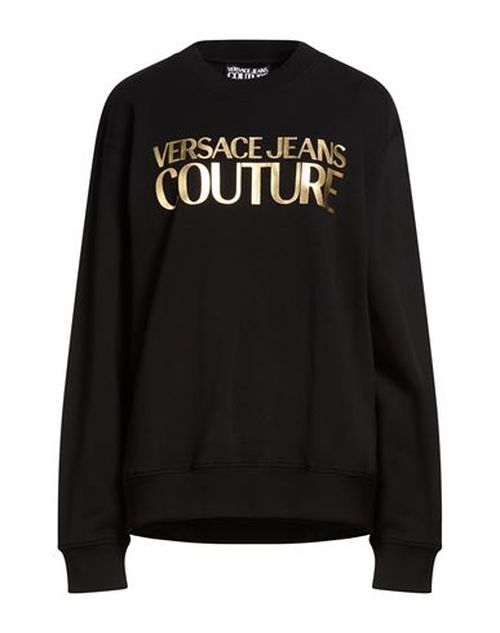 Woman Sweatshirt Black Size S Cotton