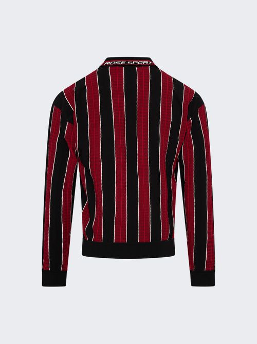 Logo Polo Shirt Red Black