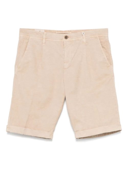 Straight-Leg Chino Shorts — Beige