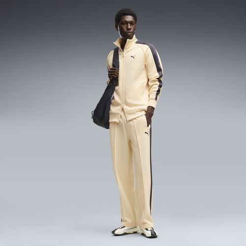 PUMA T7 Men's Relaxed Track Pants in Yellow