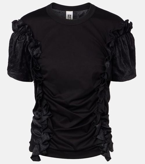 Ruffled cotton top