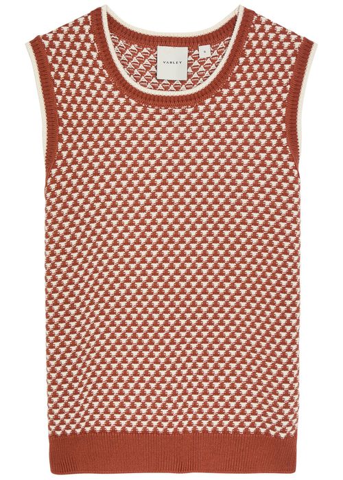 Jenson Patterned Cotton-knit Tank